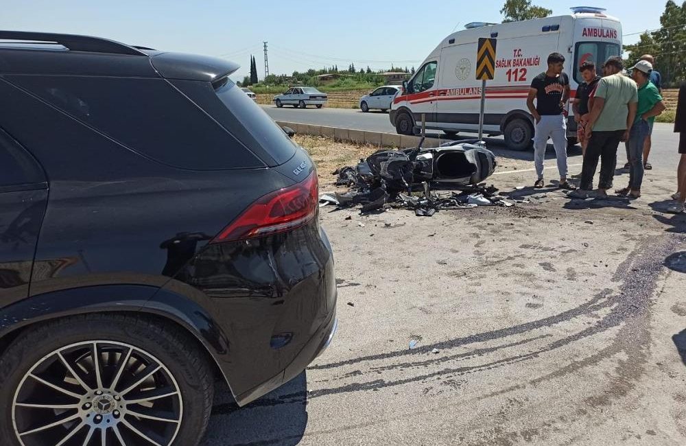 Hatay’da Kırıkhan-Reyhanlı Karayolu üzerinde