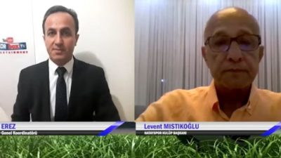 Hatayspor Kulübü Başkanı Levent Mıstıkoğlu, dün akşam saat 19:00’da Skorbox