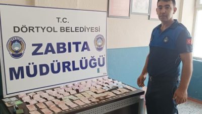 Hatay’ın Dörtyol ilçesinde, Çaylı Caddesi’nde dilencilik yapan bir şahıs, zabıta