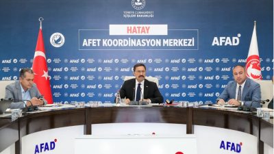 Hatay Valisi Mustafa Masatlı başkanlığında, Emlak Konut İnşaatları Değerlendirme Toplantısı