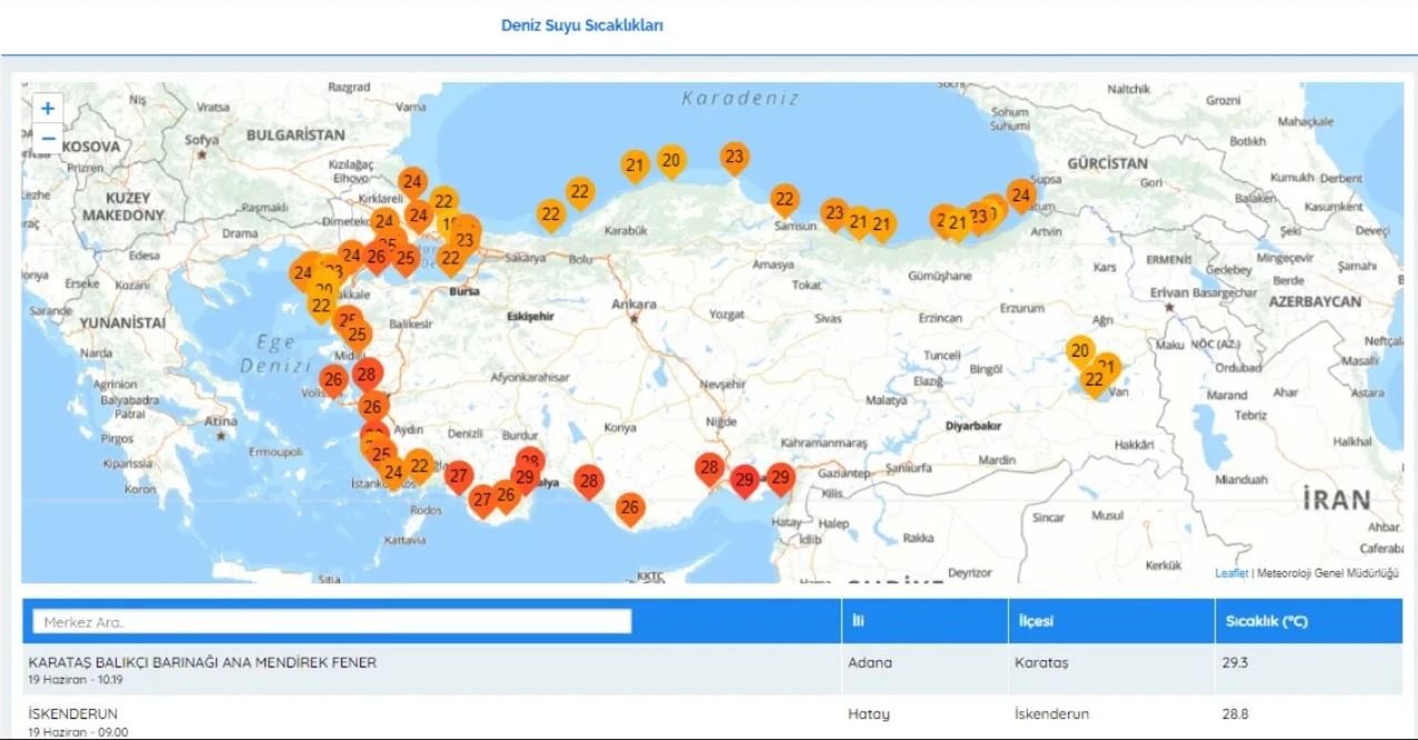 Hatay’da deniz sıcaklığı ideal seviyede