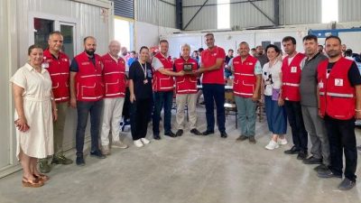 Kızılay Hatay’ın kurucu ve onursal başkanı Şükrü Kudret Özbakış’a Türk
