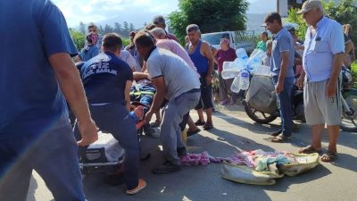 Hatay’ın Arsuz ilçesinde sabah saatlerinde meydana gelen trafik kazasında bir
