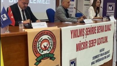 Antakya Ticaret ve Sanayi Odası Başkanı Hikmet Çinçin, Hatay Esnaf