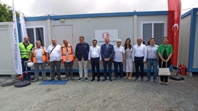 İskenderun Teknik Üniversitesi’nin (İSTE) depremde zarar gören Meslek Yüksekokulu yerleşkesinin