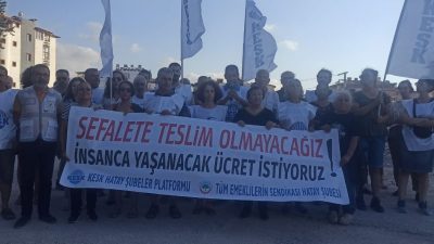 &nbsp; SES Hatay Şube Eş Başkanı Nilgün Aşkar, kamu emekçileri