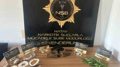 Hatay’ın İskenderun ilçesinde polis ekipleri, uyuşturucu ticaretine yönelik önemli bir