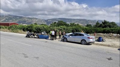 Hatay’ın Samandağ ilçesine bağlı Atatürk Mahallesi’nde bugün öğleden sonra meydana