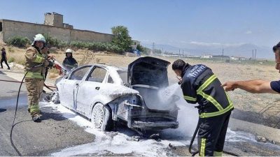   Hatay’ın Antakya ilçesi Üzümdalı Mahallesi çevreyolu üzerinde seyir halindeyken