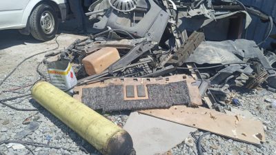 Antakya’da bir restoranın mutfak kısmındaki oksijen tüpü parladı ve alevler