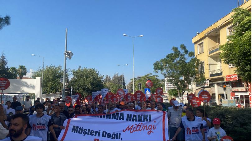 Barınma Hakkı miting yürüyüşü başladı