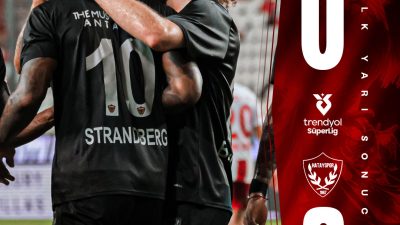 Trendyol Süper Lig’in 3’üncü haftasında karşılaşan Antalyaspor – Hatayspor maçının