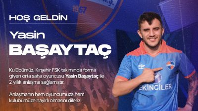 İskenderunspor, geçtiğimiz sezon Kırşehir FK’da forma giyen orta saha oyuncusu