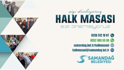 Samandağ Belediyesi, vatandaşların taleplerini dinlemek ve çözüm sunmak amacıyla 7/24