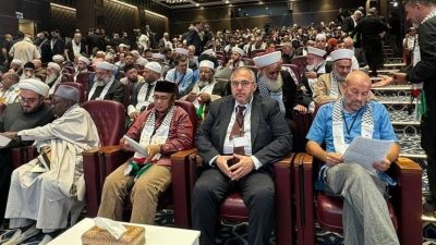 Irak’ın Kerbela şehrinde düzenlenen “Kerbela’dan Mescid-i Aksa Tufanına: İradenin Zulme