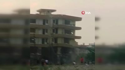 Hatay’ın İskenderun ilçesinde, 6 Şubat’ta meydana gelen Kahramanmaraş merkezli depremlerden