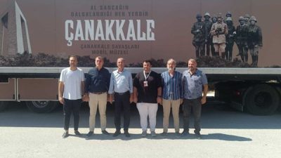 Antakya Belediye Başkanı İbrahim Naci Yapar, Çanakkale Savaşı’ndan kalma çeşitli