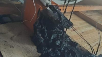 Hatay’ın Dörtyol ilçesi Çökek Yaylası’nda bulunan 2 katlı bir evin