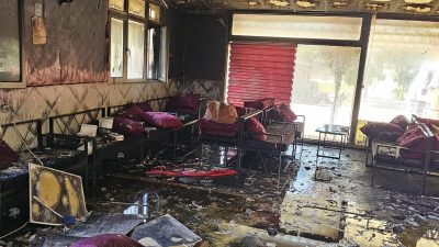 Hatay’ın Reyhanlı ilçesine bağlı Yenişehir Mahallesi’nde bulunan bir restoranda çıkan