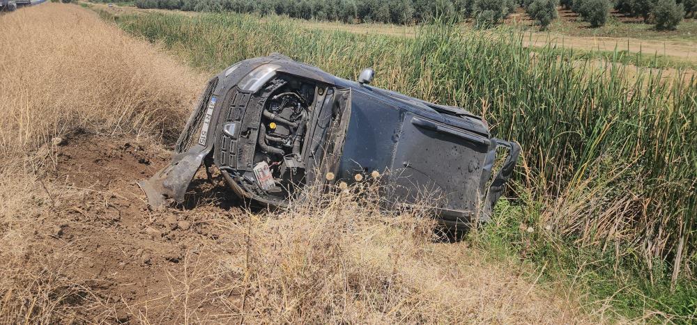 Cip tarlaya uçtu: 1 yaralı