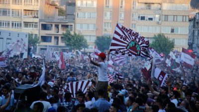 Hatayspor Taraftarlar Derneği Başkanı Sadullah Ergin, ligin ilk maçında deplasmanda
