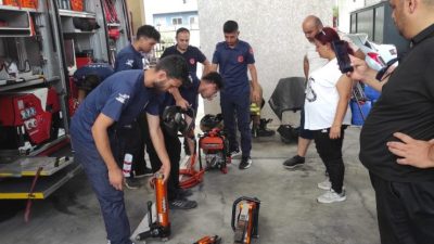 &nbsp; Hatay Büyükşehir Belediyesi (HBB) İtfaiye Dairesi Başkanlığı, afet durumlarına