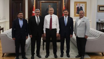 Hatay Valisi Mustafa Masatlı, Ankara’da çeşitli ziyaretlerde bulundu. Ziyaretler kapsamında