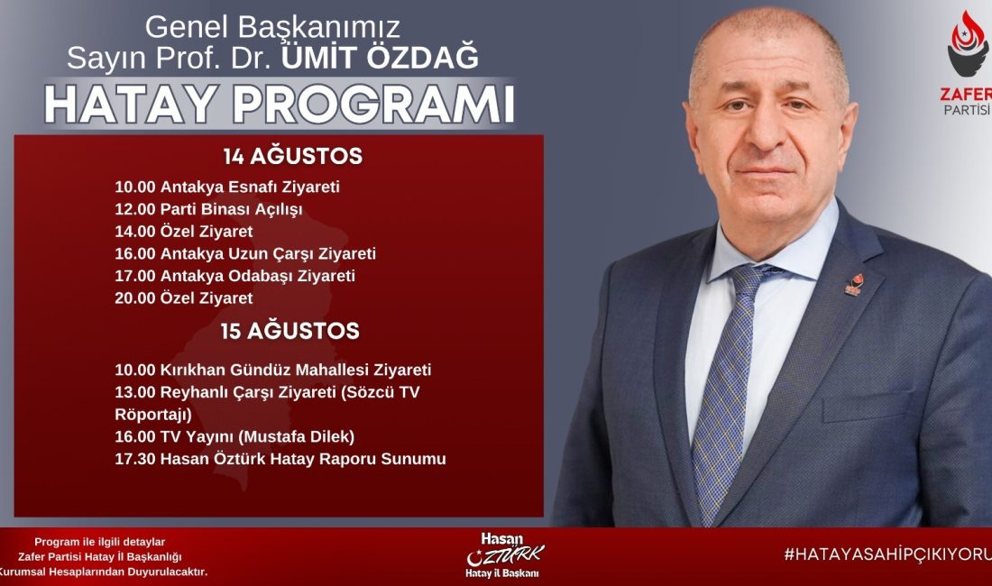 Zafer Partisi Genel Başkanı