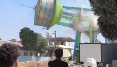 Hatay’ın Antakya ilçesinde, Kahramanmaraş merkezli depremlerde ciddi hasar gören su