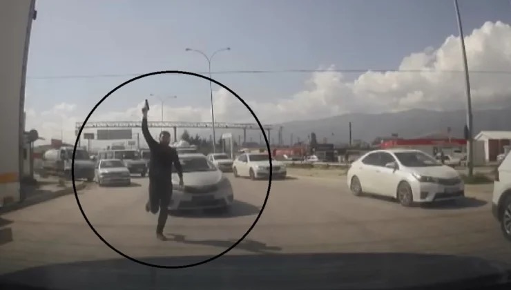 Hatay’ın Antakya ilçesinde, trafikte