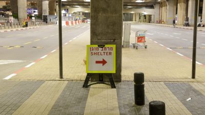 İsrail’in başkenti Tel Aviv’deki Uluslararası Ben Gurion Havalimanı’nın tüm uçuşlara