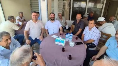 Samandağ Belediye Başkanı Emrah Karaçay, ilçede vatandaşlarla iç içe olmak