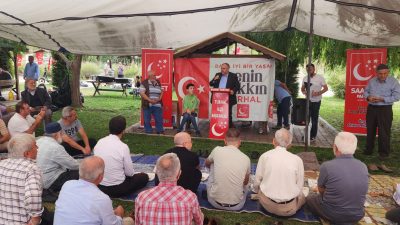 Saadet Partisi Tokat İl Divan Toplantısı, Turhal İlçesi’ndeki bir piknik