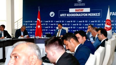 Hatay Valisi Mustafa Masatlı’nın başkanlık ettiği “Hatay İli Afet Konutları