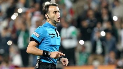 FIFA kokartlı hakem Atilla Karaoğlan, UEFA Konferans Ligi Play-Off ikinci