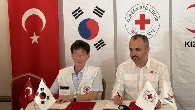 Kore Kızılhaçı Genel Sekreteri Jongsul Park, Türkiye’deki depremler sonrası başlatılan