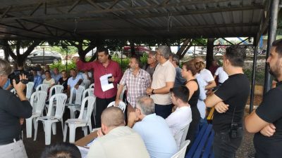 Hatay’ın deprem sonrası hasar gören bölgelerinden İskenderun ilçesi Amanos Dağı