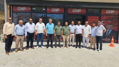 CHP Antakya ilçe teşkilatı, yeni binasına taşındı. Milletvekili Mehmet Güzelmansur,