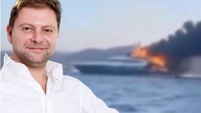 Getir’in kurucu ortağı Serkan Borançılı’nın teknesi, İtalya’da çıkan bir yangında