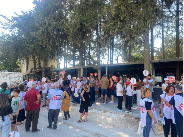 Mitingde her yaşta protestocu