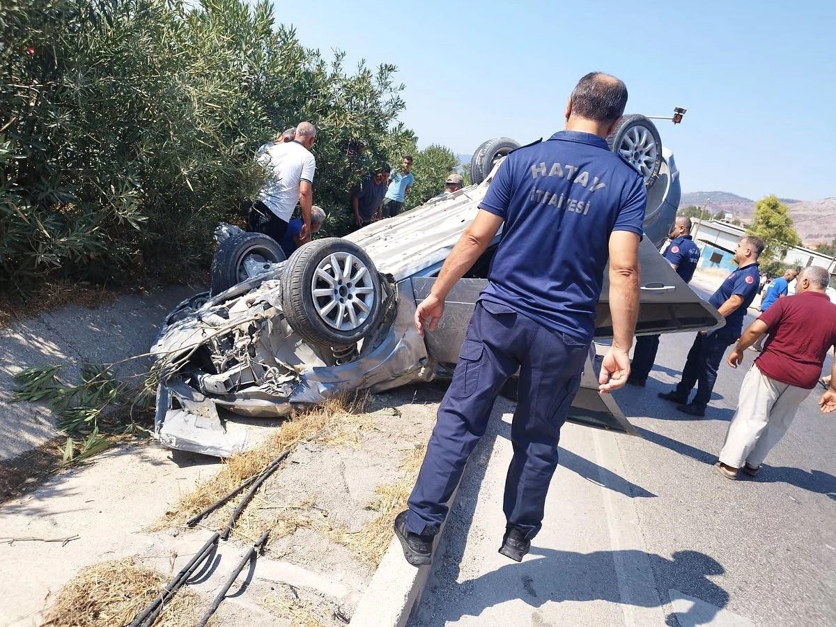 İskenderun Karayolu’nda kaza: 3 yaralı