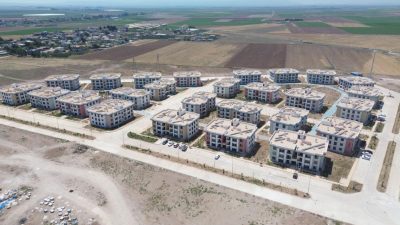 Depremin vurduğu Hatay’ın Kumlu ilçesinde TOKİ tarafından 8 ayda inşa