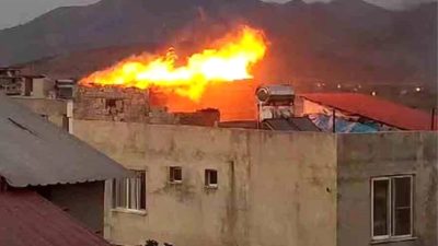 &nbsp; Hatay’ın Hassa ilçesine bağlı Akbez Mahallesi’nde bulunan iki katlı