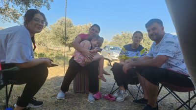 Karayolları Müdürlüğünün “Yol yapacağım” gerekçesiyle acımasızca kesim yaptığı Ballıöz zeytinlik