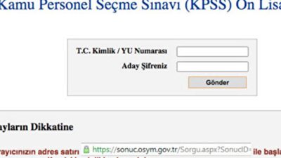 Ölçme, Seçme ve Yerleştirme Merkezince (ÖSYM), 2024-Kamu Personeli Seçme Sınavı
