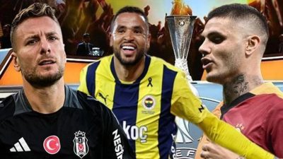 UEFA Avrupa Ligi’nde mücadele eden Türk temsilcileri Galatasaray, Fenerbahçe ve