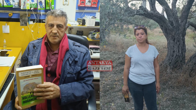 Uzun yıllardır Antakya’da yaşayan yazar Sabahattin Karabulut Zeytin direnişinde onurlu