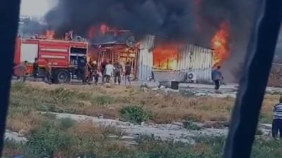 Hatay’ın Antakya ilçesine bağlı Narlıca Mahallesi’nde bulunan bir prefabrik evde