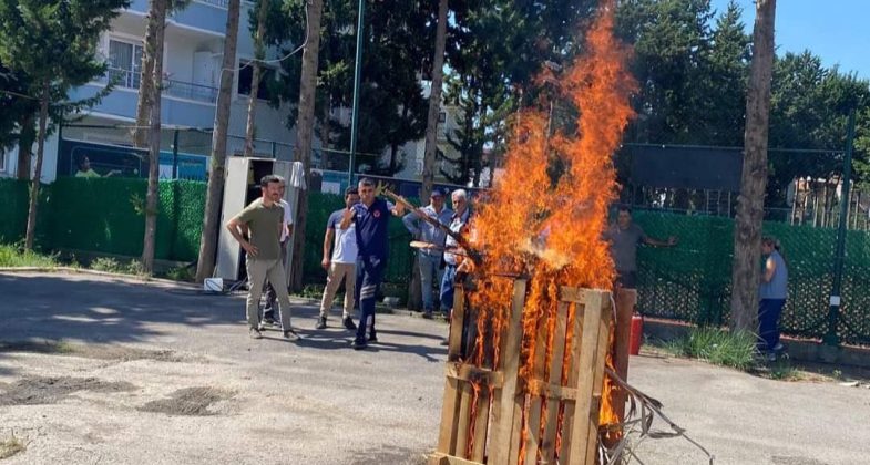 HBB İtfaiyesi’nden can ve mal kaybı önleme eğitimi