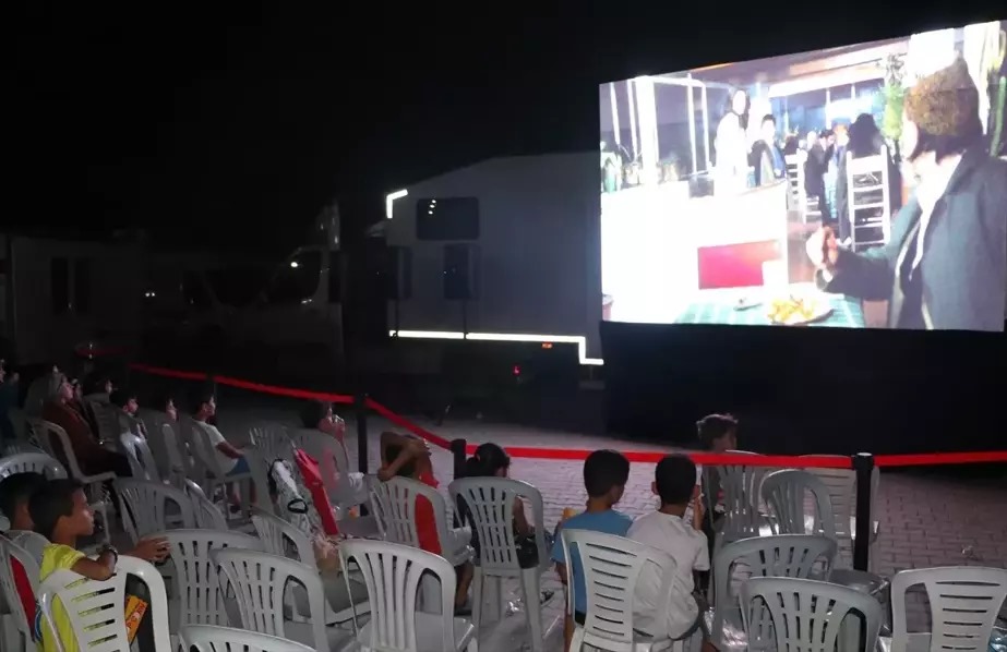 Konteyner kentte sinema etkinliği